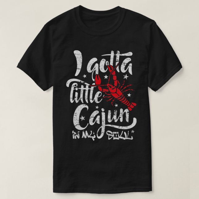 Camiseta Langostinos Herran Pequeño Cajún En Mi Alma De Pes (Diseño del anverso)