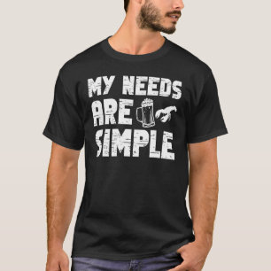 Camiseta Langostinos Hervir Cangrejos de río Mis Necesidade