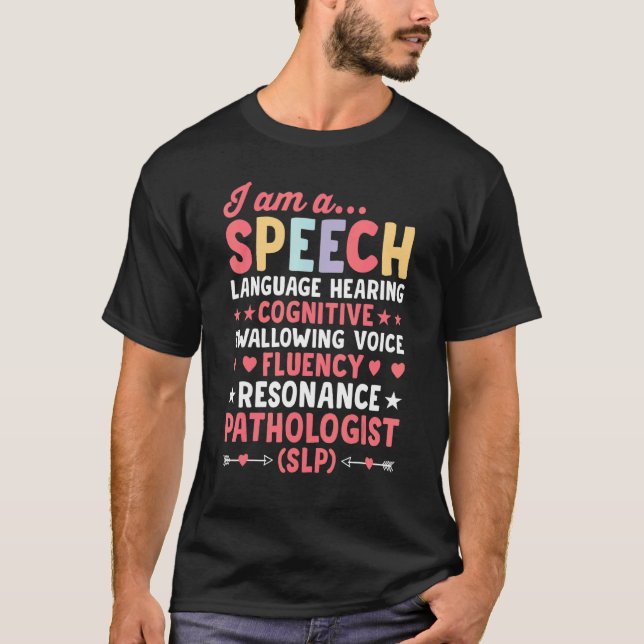 Camiseta Language Therapist SLP Speech Pathologist Future S (Anverso)