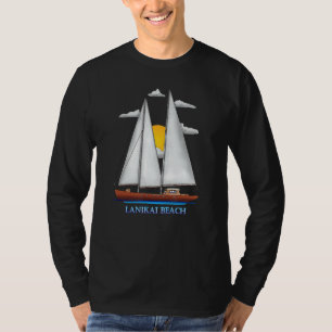 Camiseta Lanikai Beach Sailor Náutico Costero Desi
