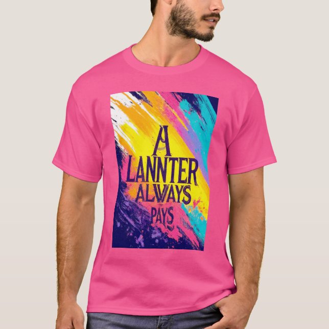 Camiseta Lannister siempre paga (Anverso)
