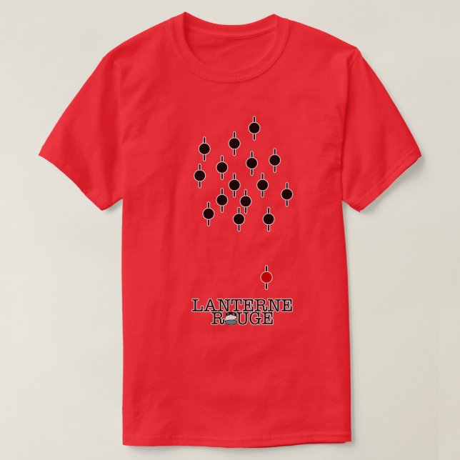 Camiseta Lanterne Rouge (Diseño del anverso)