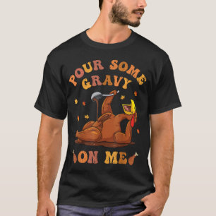 Camiseta Lanza algo de gravedad sobre mí botón arriba Groov