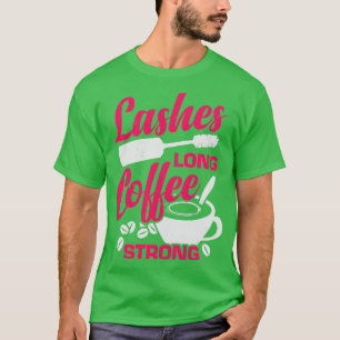 Camiseta Lanza café largo fuerte regalo de artista de maqui