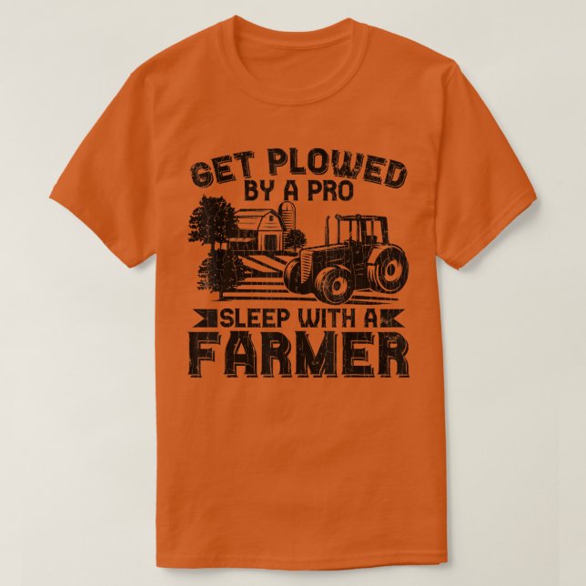 Camiseta Lanza De La Granja De Cultivo Graciosa Pro Farmer  (Diseño del anverso)