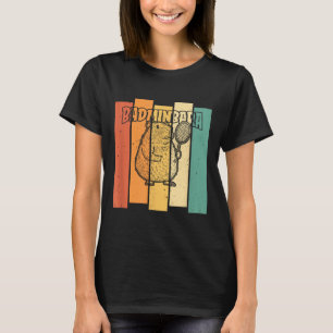 Camiseta Lanzadera de Capibara Retro - Bádminton Antiguo Ba