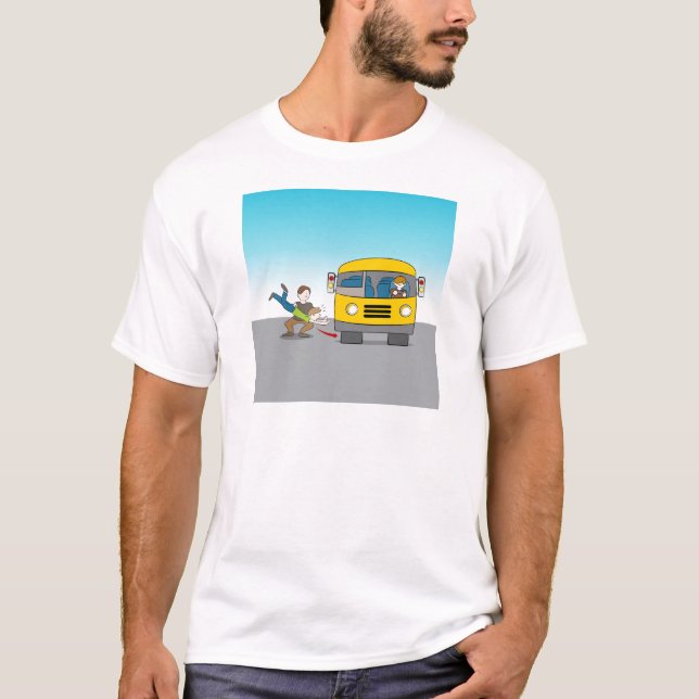 Camiseta Lanzado debajo del autobús (Anverso)
