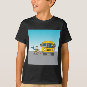 Camiseta Lanzado debajo del autobús