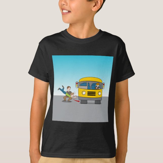 Camiseta Lanzado debajo del autobús (Anverso)