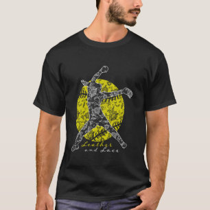 Camiseta Lanzadora de Softball Fastpitch Linda Cuero y Enca