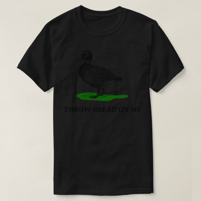 Camiseta Lánzame pan con el meme de pato de la bandera de G (Diseño del anverso)