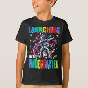 Camiseta Lanzamiento al astronauta de cohetes espaciales de