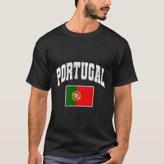 Camiseta Lanzamiento de bandera de Portugal