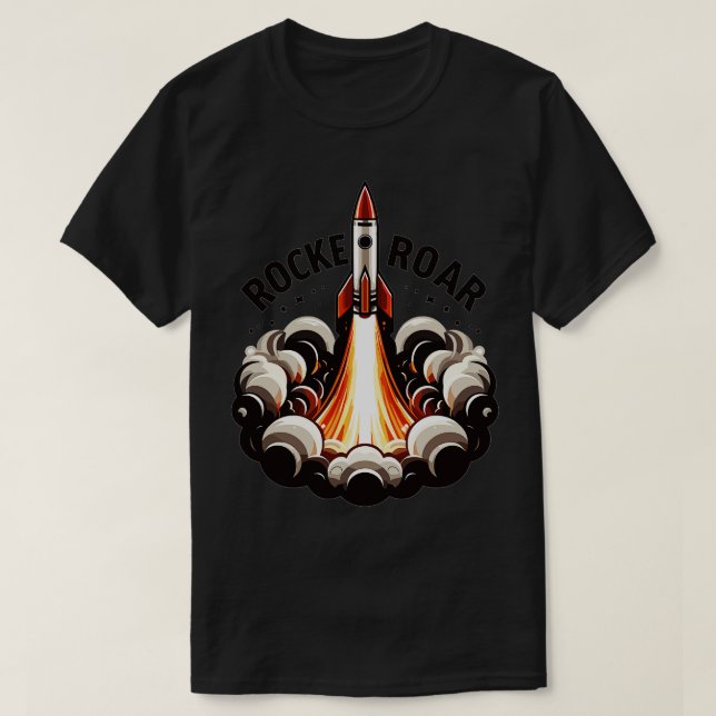 Camiseta Lanzamiento de cohete 1 (Diseño del anverso)