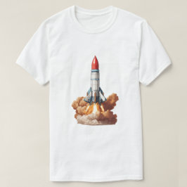 Camiseta Lanzamiento de cohete espacial