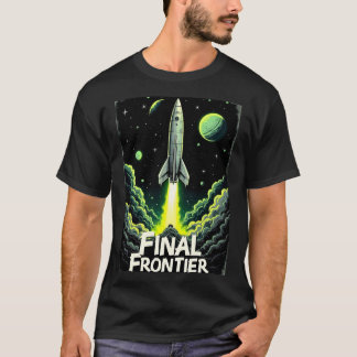 Camiseta Lanzamiento de cohete espacial retro - Exploración