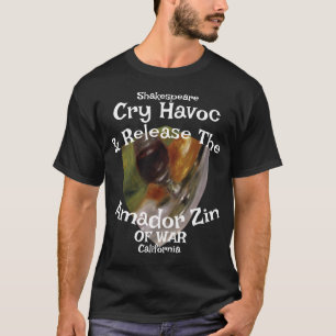 Camiseta Lanzamiento de Cry Havoc Amador Zin Guerra Califor