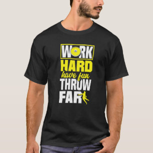 Camiseta Lanzamiento de disco Lanzador de disco Atletismo