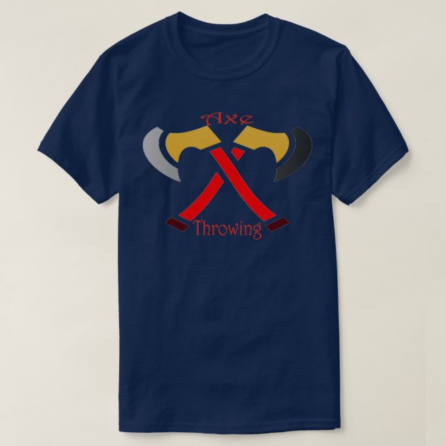 Camiseta lanzamiento de hacha 30 (Diseño del anverso)