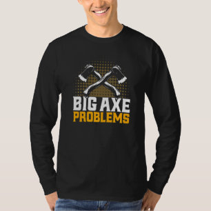Camiseta Lanzamiento de Hacha Grandes Problemas de Hacha Pr