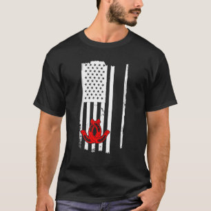 Camiseta Lanzamiento de herradura de bandera EE. UU.