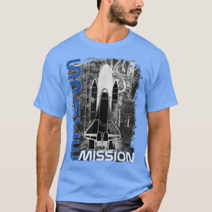 Camiseta Lanzamiento de la lanzadera de la misión espacial 
