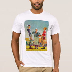 Camiseta Lanzamiento de la moneda de Norman Rockwell