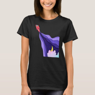 Camiseta Lanzamiento de la nave espacial Rocket Ship desde