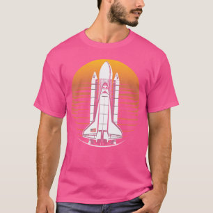 Camiseta Lanzamiento de lanzador espacial con cohete de pue