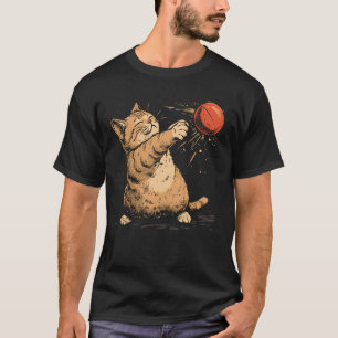 Camiseta Lanzamiento de Peso Hombres, Mujeres y Niños Gato