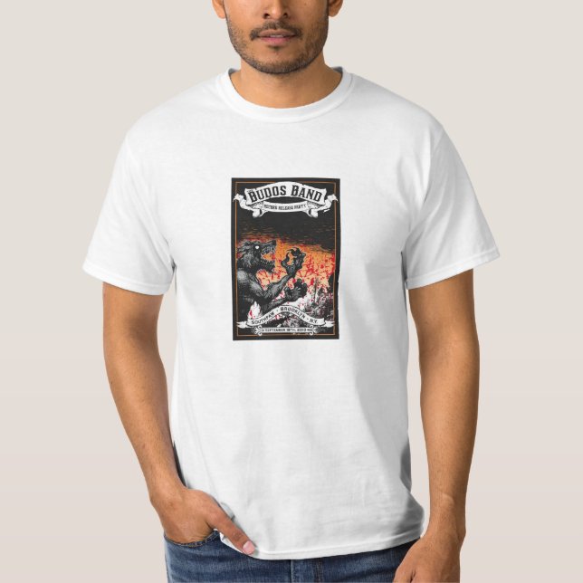 Camiseta Lanzamiento de registro de la banda de Budos (Anverso)
