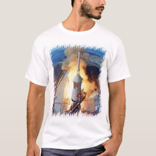 Camiseta Lanzamiento del cohete del alunizaje de la NASA Ap