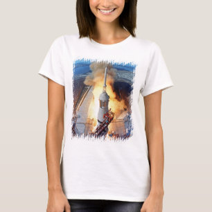 Camiseta Lanzamiento del cohete del alunizaje de la NASA Ap