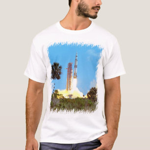 Camiseta lanzamiento del cohete Saturno V de la NASA Apolo 