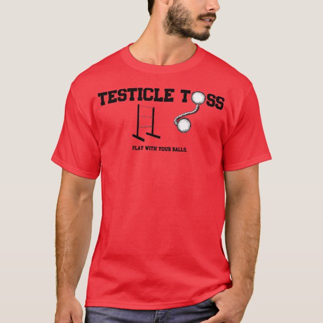 Camiseta Lanzamiento del testículo (Anverso)