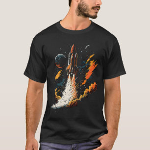 Camiseta Lanzamiento del transbordador espacial de vintage