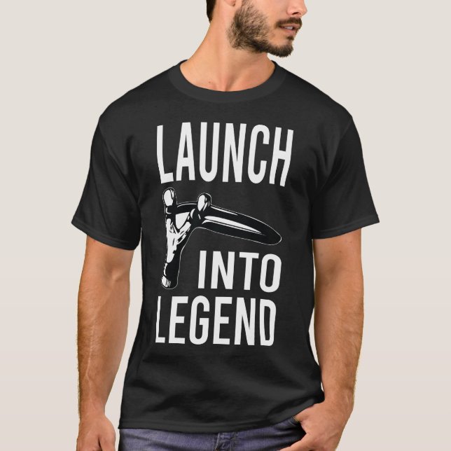 Camiseta Lanzamiento en Leyenda - Rock de Punk (Anverso)