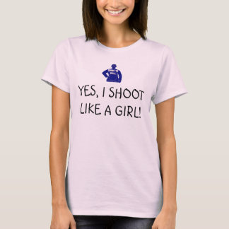 Camiseta ¡lanzamiento para matar, SÍ, a ME TIRO COMO UN