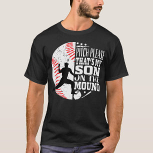 Camiseta Lanzamiento Por Favor Gracioso Béisbol Lanzador Ma