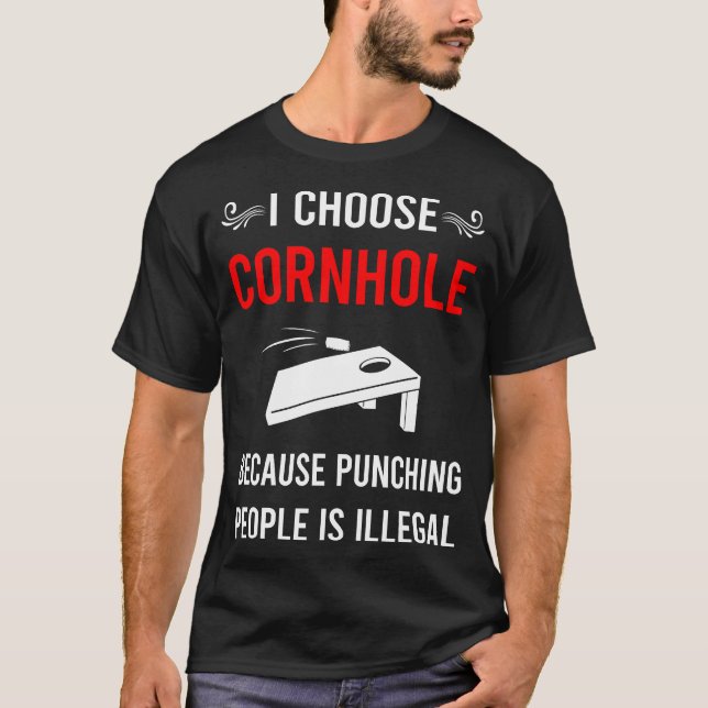 Camiseta Lanzando Cornhole (Anverso)