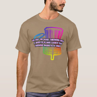 Camiseta Lanzando Discos a Cestas Deportes Disc Golf Games