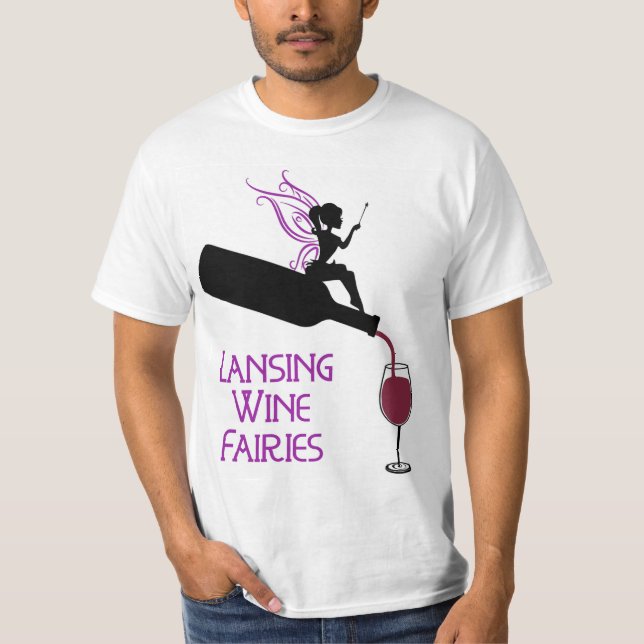 Camiseta Lanzar hadas de vino (Anverso)