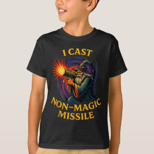 Camiseta Lanzaré misil no mágico Parodia divertida de mago