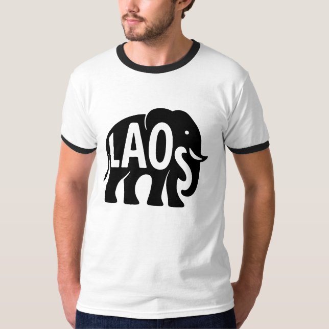 Camiseta lao elefante (Anverso)