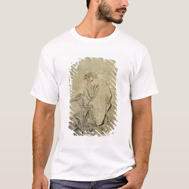 Camiseta Lao-tzu que monta su buey, chino, dinastía de Ming (Anverso)