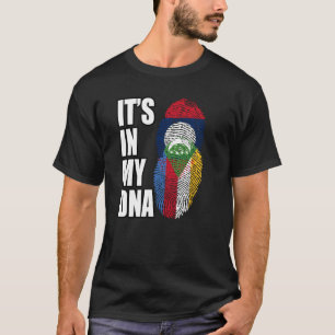 Camiseta Lao Y Comoran Mezclan La Bandera Del Patrimonio De