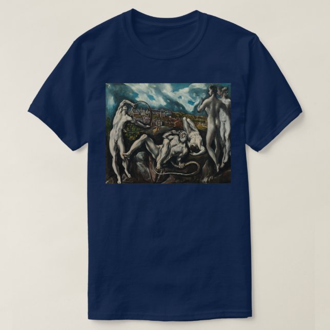 Camiseta Laocoon de El Greco (Diseño del anverso)
