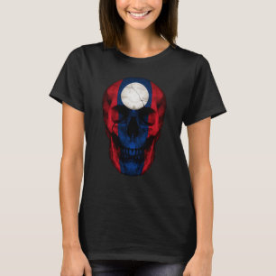 Camiseta Laos Bandera arranca raíces laosianas orgullosas p