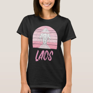 Camiseta Laos Lao Laotian Orgulloso Elefantes Silvestres An