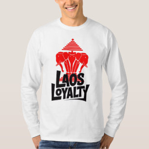 Camiseta Laos: LEALTAD A LAOS 3 ELEFANTES